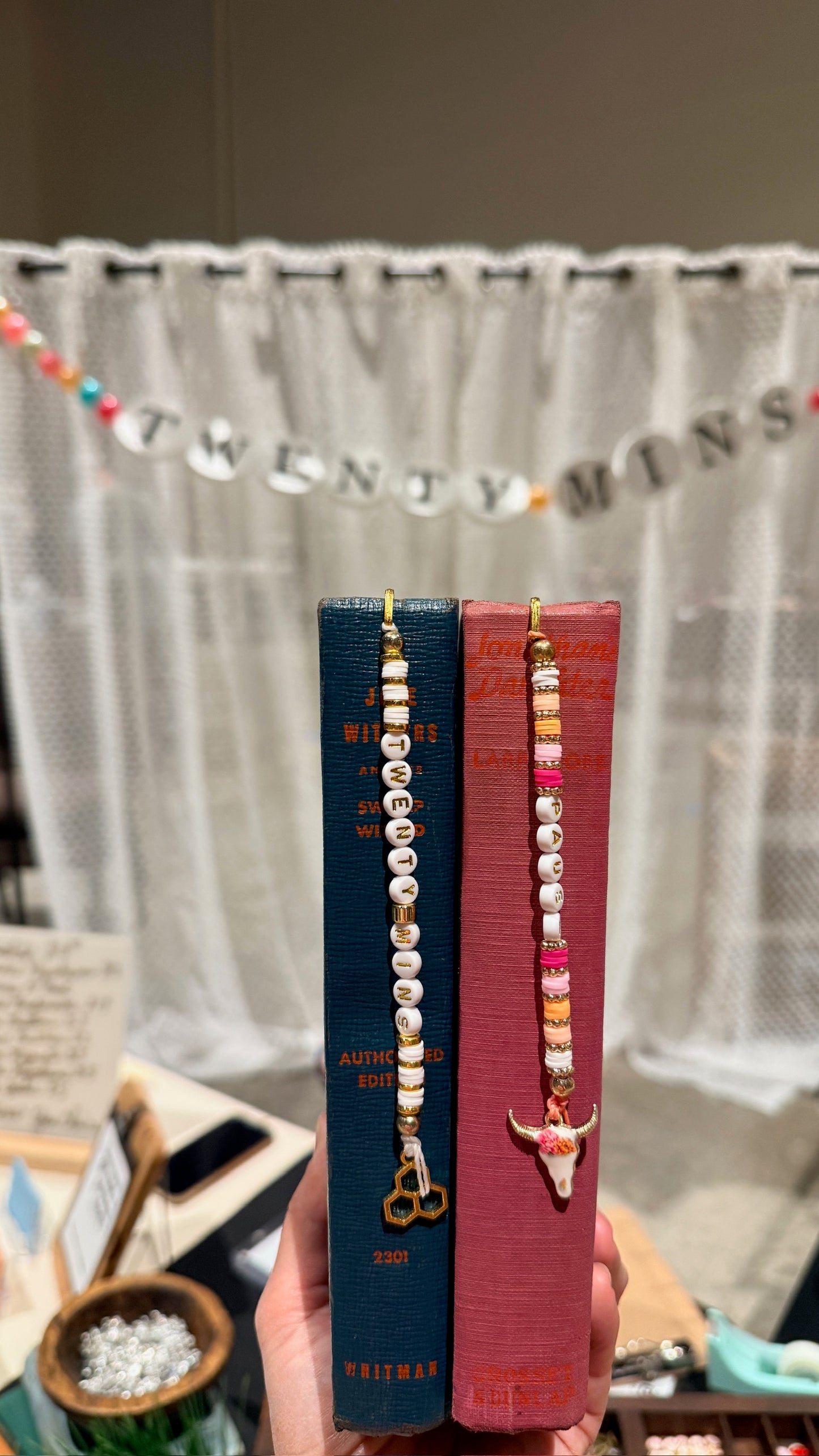 Custom Beaded Bookmark