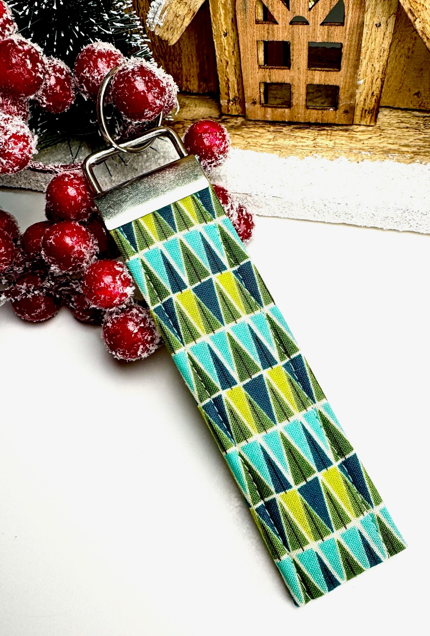 Merry Little Trees Wristlet