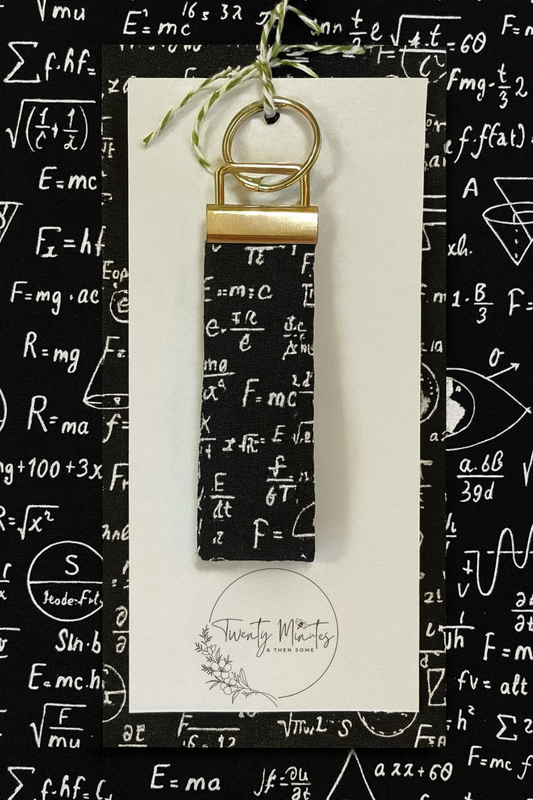 Black & White Math Wristlet