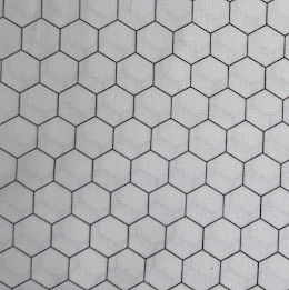 Black & White Honeycomb Wristlet