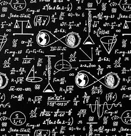 Black & White Math Wristlet