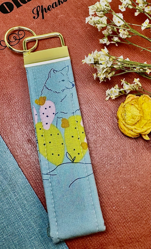 Blue Desert Flair Wristlet