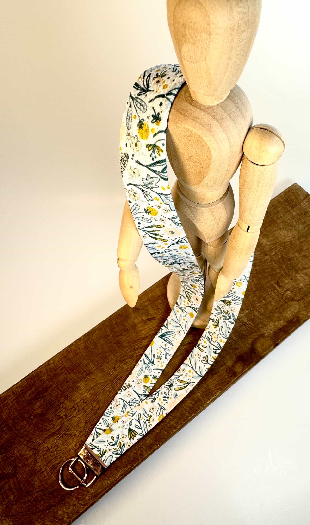 Whispers of Spring Floral Lanyard