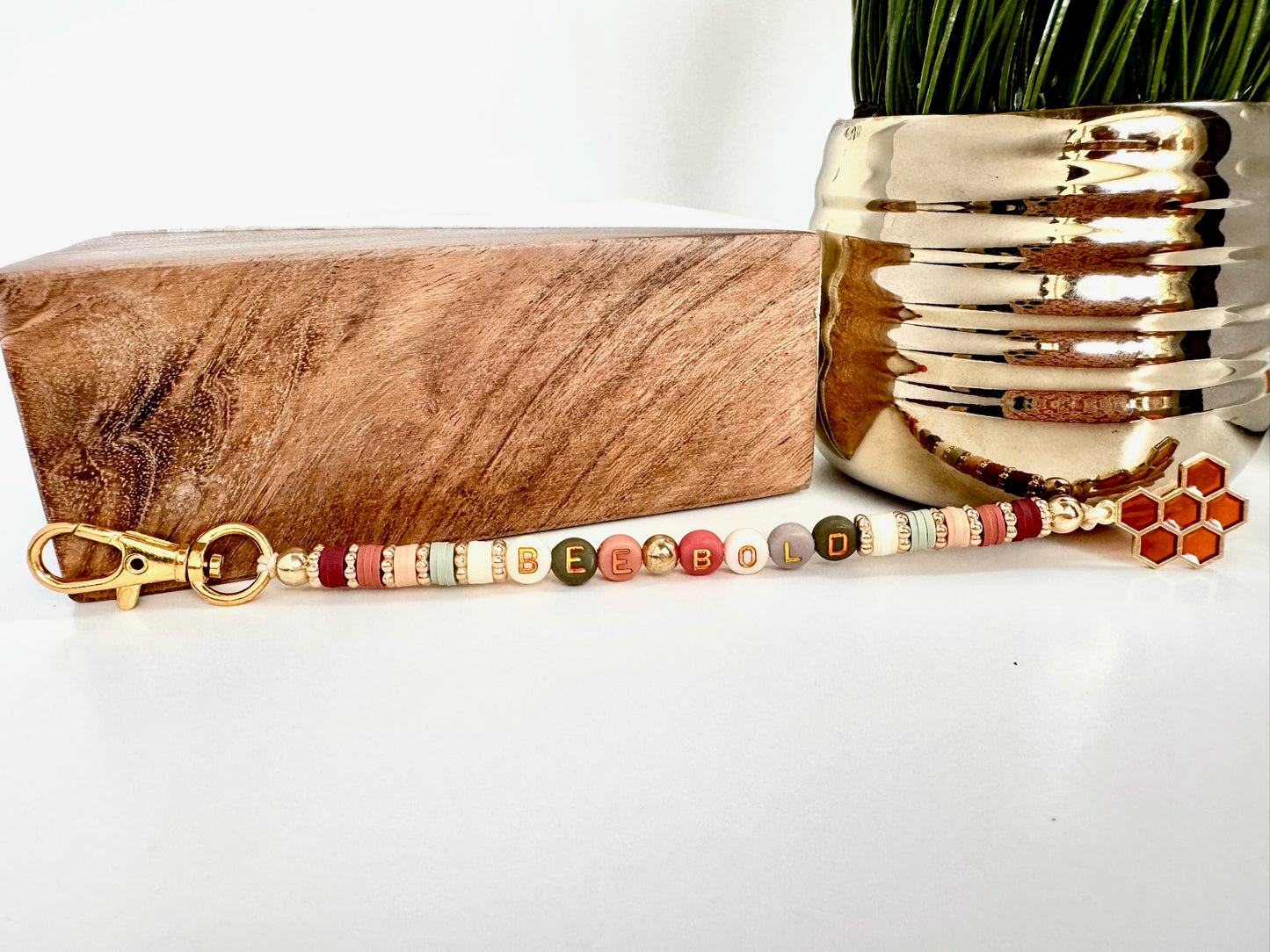 Custom Beaded Keychain