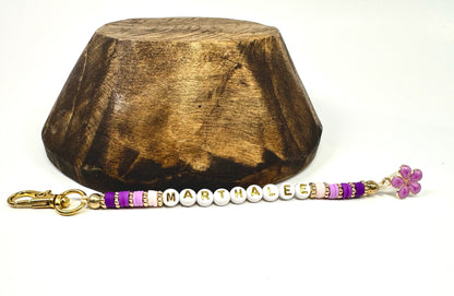 Custom Beaded Keychain