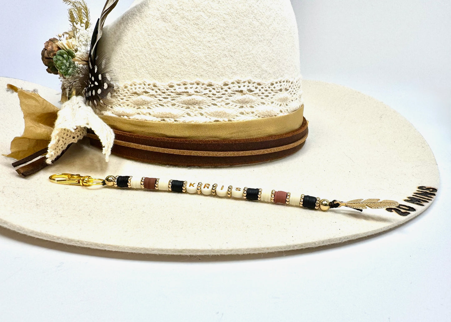 Custom Beaded Keychain