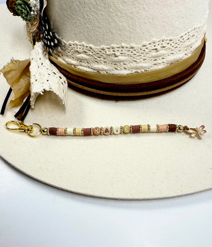 Custom Beaded Keychain