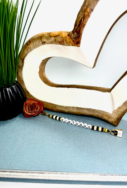 Custom Beaded Keychain