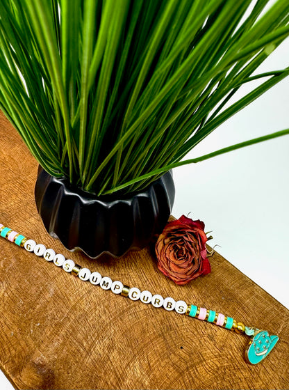 Custom Beaded Keychain