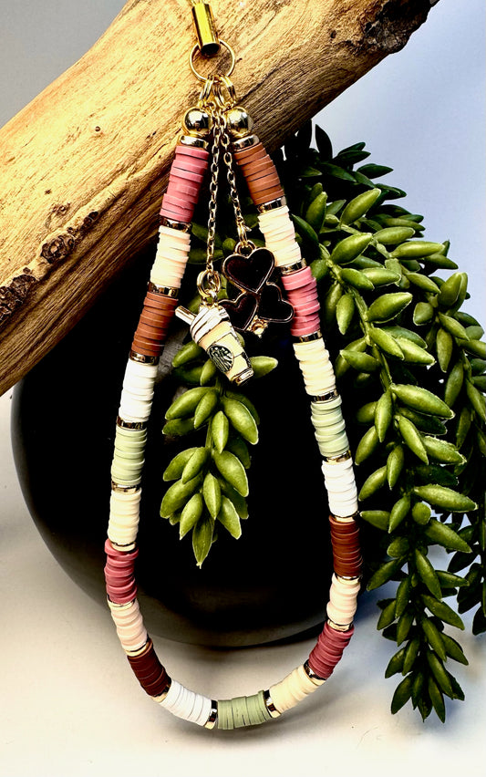 Beaded Phone Charm