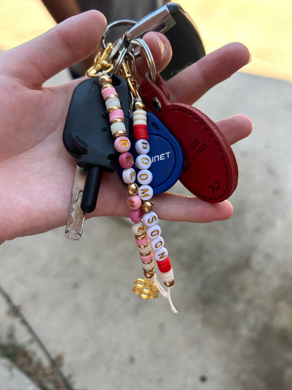 Custom Beaded Keychain