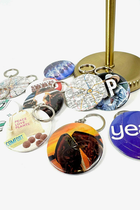Mystery 2.25" Button Keychain