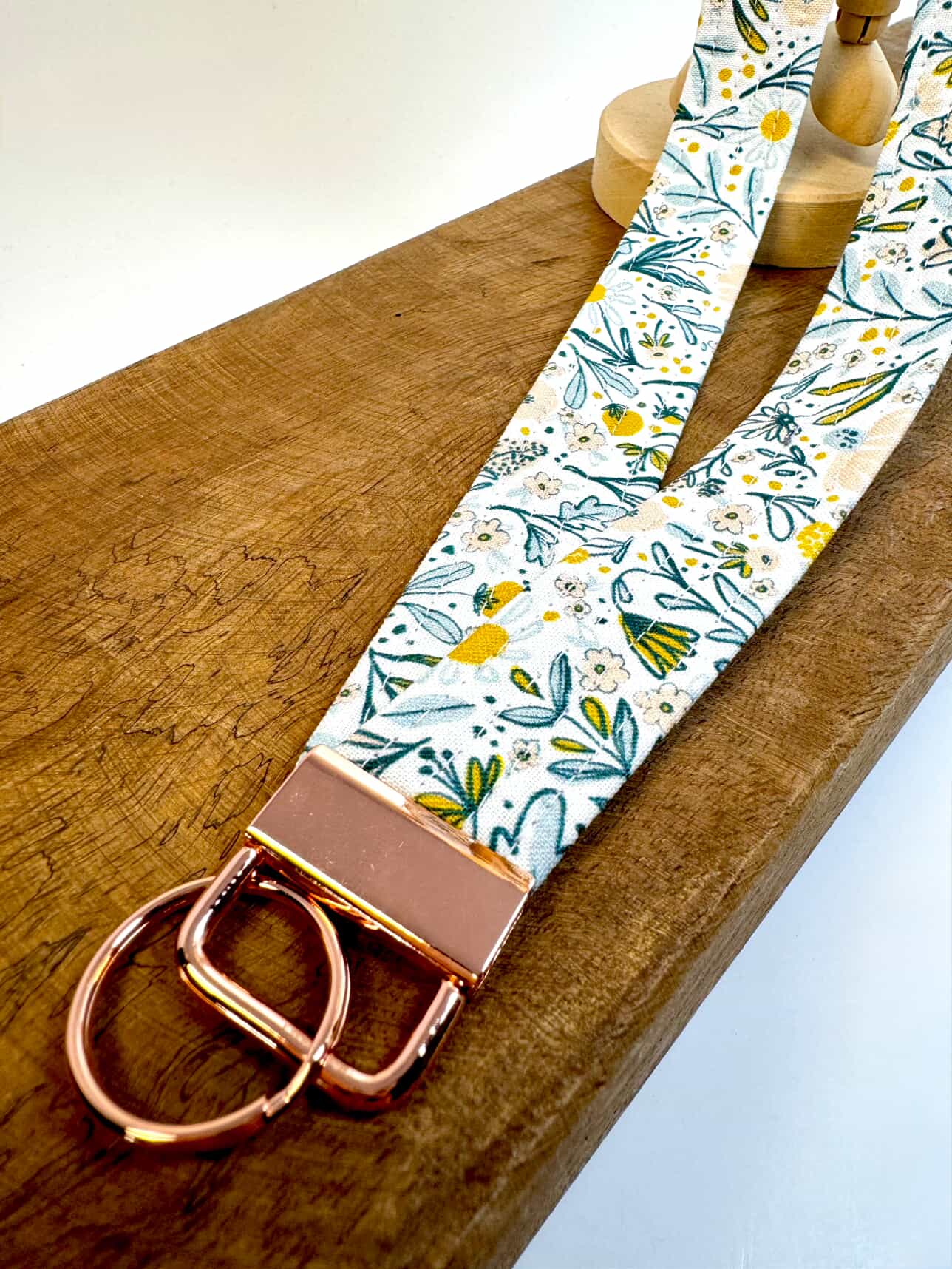 Whispers of Spring Floral Lanyard