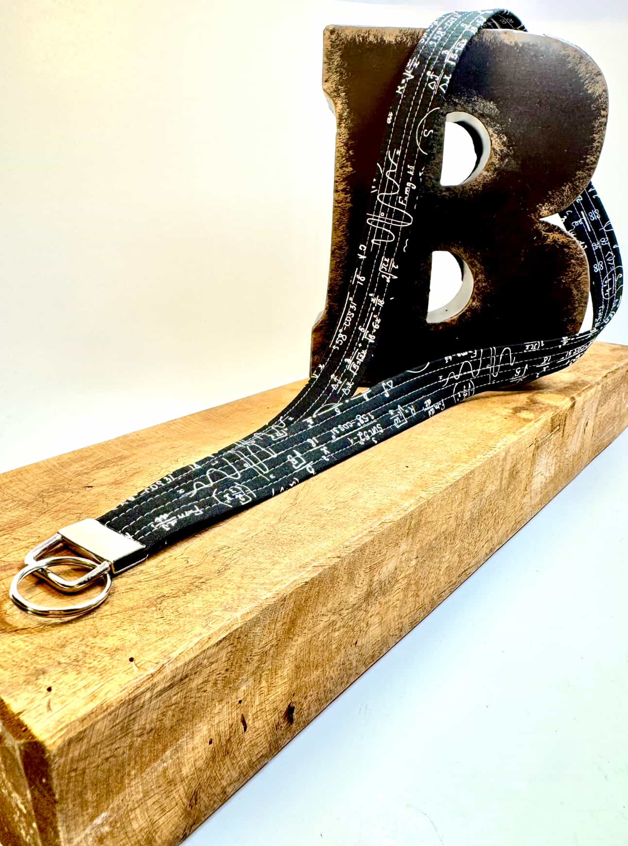 Black & White Math Lanyard